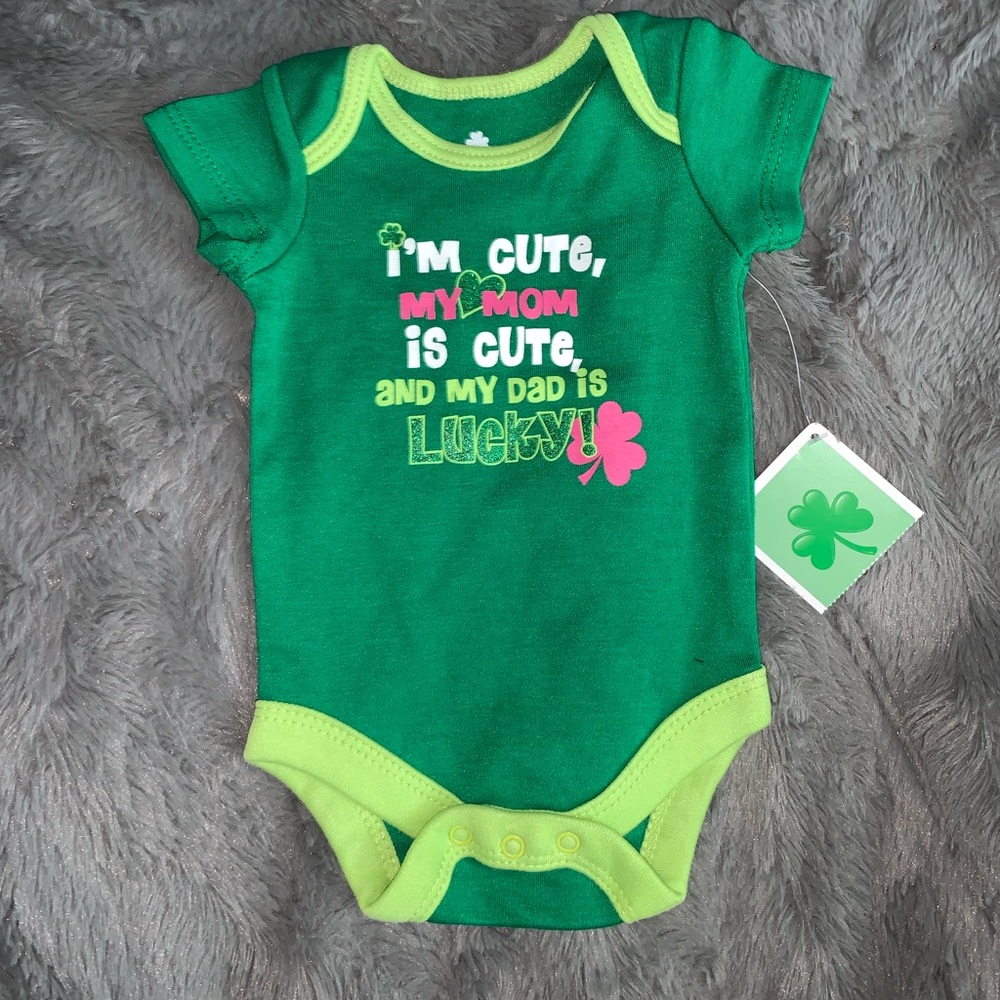 Lucky onesie newborn